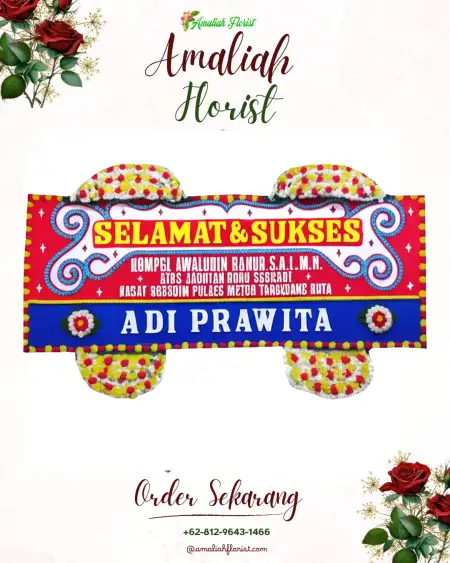 Papan Bunga Ucapan Selamat Suntri